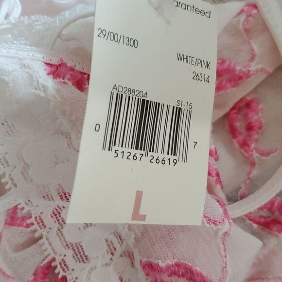 Secret Treasures Y2K White & Pink Cami Set NWT - Picture 8 of 8